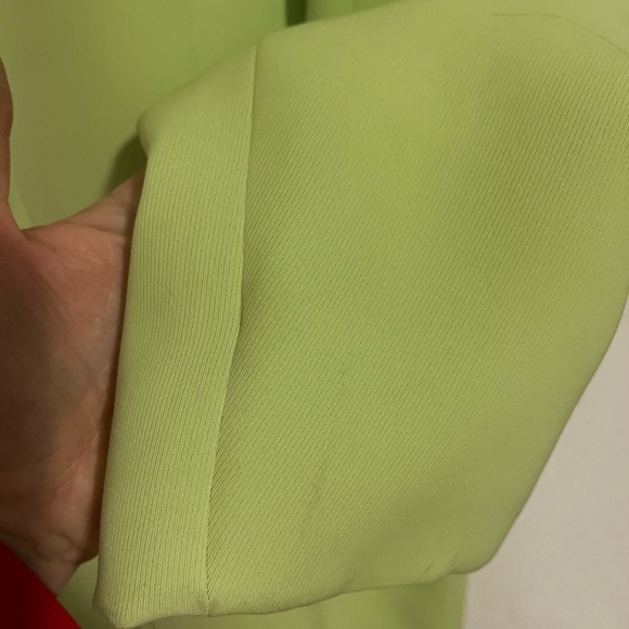Cache lime green blazer size 6 - Picture 3 of 4